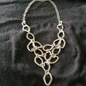 Silver Chandelier Necklace by Cookie Lee